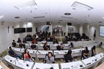 Aula prática aconteceu no plenário da Câmara