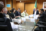 Comitiva apresentou proposta ao ministro da Educação nesta quinta-feira (13)