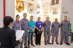 Cerimônia de leitura e entrega do quadro alusivo à moção de aplausos ao 16º Grupamento de Bombeiros - Piracicaba aconteceu no espaço "Prudente de Moraes", no Hall do Salão Nobre da Câmara