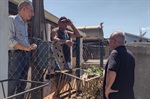 Vereador Gilmar Rotta no bairro Anhumas, nesta segunda-feira (17)