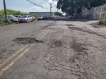 Foto de março mostra como estavam as vias do bairro