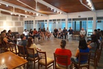 Pedro Kawai em reunião nesta quinta-feira (04), organizada pelos moradores do Residencial Park Unimep Taquaral