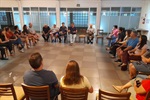 Pedro Kawai em reunião nesta quinta-feira (04), organizada pelos moradores do Residencial Park Unimep Taquaral