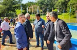 RMP: vereador participa da inauguração da praça das bandeiras