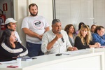 Dirigente de Ensino, secretário de Educação, deputada Bebel, professores, estudantes e lideranças comunitárias participaram do debate promovido pela Comissão de Educação