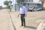 No Parque Nossa Senhora das Graças, Dirceu conferiu outro problema