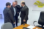 Vereador Gilmar Rotta (PP) se reuniu com o superintendente do DER, Sérgio Codelo