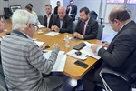 Vereador Gilmar Rotta (PP) se reuniu com o superintendente do DER, Sérgio Codelo