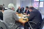 Vereador Gilmar Rotta (PP) se reuniu com o superintendente do DER, Sérgio Codelo
