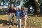 Vereador Josef Borges, em visita à praça Jaime Pereira, no bairro Jaraguá