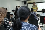 (Foto: Rubens Cardia) Cursos gratuitos de Libras vão até dezembro e acontecem às terças e quartas-feiras na sala de aula da Escola do Legislativo