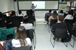 (Foto: Rubens Cardia) Cursos gratuitos de Libras vão até dezembro e acontecem às terças e quartas-feiras na sala de aula da Escola do Legislativo