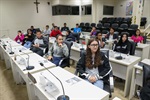 Alunos da Hélio Penteado, do Parque Piracicaba visitam a Câmara