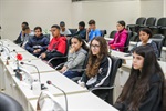 Alunos da Hélio Penteado, do Parque Piracicaba visitam a Câmara