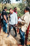 Vereador Gustavo Pompeo fiscaliza obra na ponte de madeira que interliga os bairros Altos do Piracicaba e Jd. Diamante