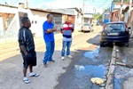 Imagem mostra a rua Nathan Mitelman, no Jardim Planalto, antes das obras