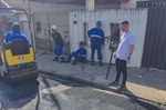 Vereador acompanha operação tapa buraco na Vila Industrial