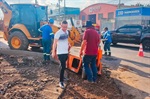 Vereador acompanha obras em trechos da avenida Comendador Guidotti