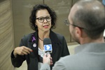 Silvia Morales foi a entrevistada do programa Primeiro Tempo, transmitido ao vivo pela TV Câmara na noite desta segunda-feira (21)