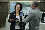 Silvia Morales foi a entrevistada do programa Primeiro Tempo, transmitido ao vivo pela TV Câmara na noite desta segunda-feira (21)