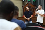 Amigos e familiares estiveram no Salão Nobre da Câmara nesta segunda-feira (4)