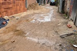 Rua Chuva da Prata, Comunidade Pantanal, no bairro Jardim Itapuã