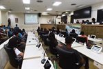 Alunos da Dr. João Sampaio, do bairro Monte Líbano visitam a Câmara