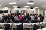Câmara recebe a visita dos alunos da E.E. Dr. Jorge Coury 