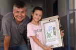 Vereador Pedro Kawai conhece projeto Ser verde: práticas ecológicas comunitárias, desenvolvido por alunos da Escola Municipal Joaquim Carlos Alexandrino de Souza