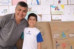Vereador Pedro Kawai conhece projeto Ser verde: práticas ecológicas comunitárias, desenvolvido por alunos da Escola Municipal Joaquim Carlos Alexandrino de Souza