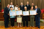 Homenageados fizeram a história do bairro, destacou vereador