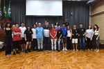 Alunos da Escola Etadual Sud Menucci visitam a Câmara na tarde desta terça-feira (10)
