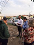 Visita começou às 6h, quando as pessoas esperavam na fila para agendar consultas