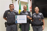 Atleta do handebol, Jéssica Campos recebeu homenagem da Câmara
