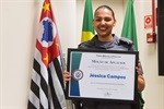Atleta do handebol, Jéssica Campos recebeu homenagem da Câmara