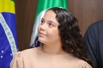 Aos nove anos, Lívia Krall Ferreira já é destaque como embaixadora mirim