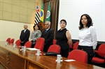 Solene Dia do Agente de Saúde - mesa de autoridades