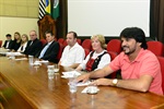Vereadores Chico Almeida e Dirceu Alves da Silva marcaram presença