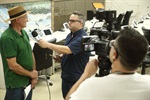 Paulo Camolesi (à esquerda) foi entrevistado pelo jornalista Erich Valim Vicente na edição desta quinta-feira (26) do Programa Primeiro Tempo