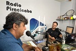 Presidente Wagnão concedeu entrevista a Vitor Prates, da rádio Piracicaba