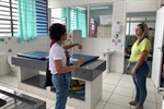 Sílvia Morales visitou a unidade escolar nesta quinta-feira (23)