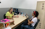 Sílvia Morales visitou a unidade escolar nesta quinta-feira (23)
