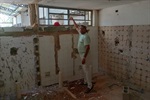 Vereador Thiago Ribeiro acompanhou as obras das futuras instalações da Divisão de Patrimônio da Semad
