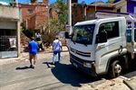 "A população vinha sofrendo com o vazamento desse esgoto", disse o vereador Paraná ao acompanhar as obras