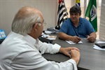 Presidente Wagnão recebeu a visita do jornalista Evaldo Vicente, diretor de A Tribuna
