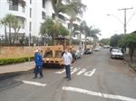 Trevisan Jr. vistoria obras de recapeamento de rua no São Dimas