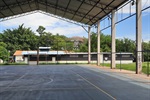 Moradores reivindicaram melhorias em quadra de esportes
