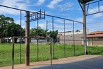 Moradores reivindicaram melhorias em quadra de esportes