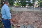 Vereador acompanha obras de contenção de desassoreamento na Pompéia