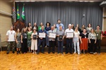 Entregas das homenagens aconteceu na manhã desta segunda-feira (19), no Salão Nobre da Câmara
